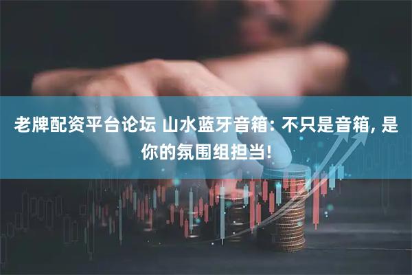 老牌配资平台论坛 山水蓝牙音箱: 不只是音箱, 是你的氛围组担当!