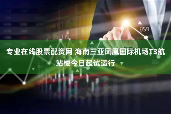 专业在线股票配资网 海南三亚凤凰国际机场T3航站楼今日起试运行